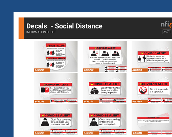 Social Distance Decals