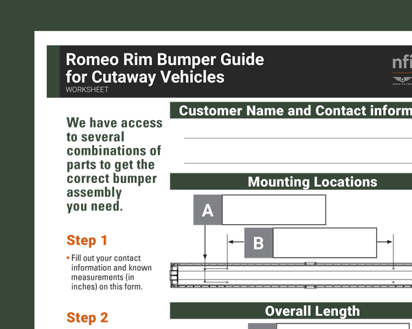 Cutaway Bumper Worksheet