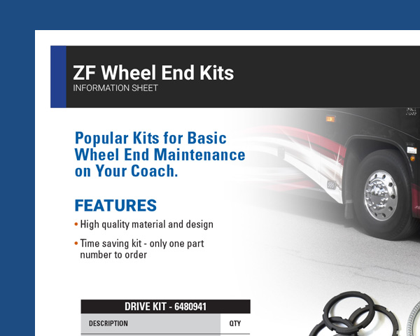 ZF Wheel End Kit